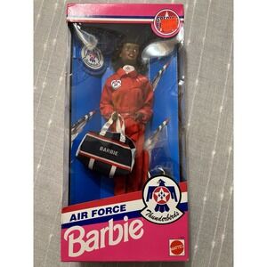 Vintage 1993 Barbie Air Force Thunderbirds Doll Red